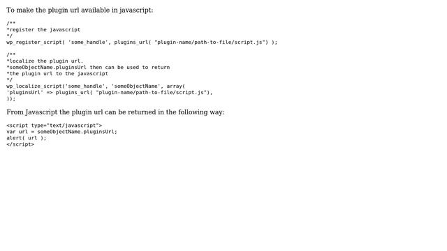 Wordpress: How can the plugin directory path be returned into ＜script＞ ＜/script＞? (4 Solutions!!) смотреть онлайн
