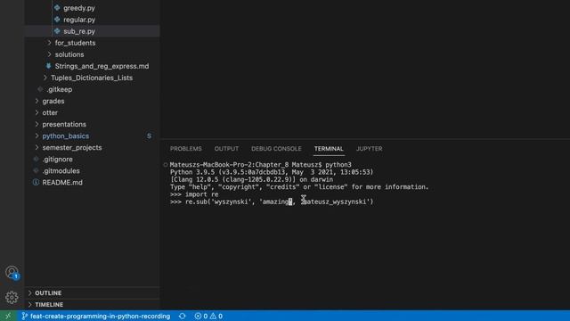 Strings - Regular expressions - Python смотреть онлайн