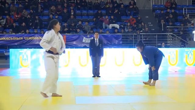 Спорт. Дзюдо. Чемпионат Кыргызстана-2018. 78 кг 3-е место Айнур Айтматова-Мирана Уланова смотреть онлайн