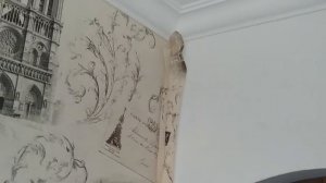 Как ровно обрезать обои у потолочного плинтуса (багета)