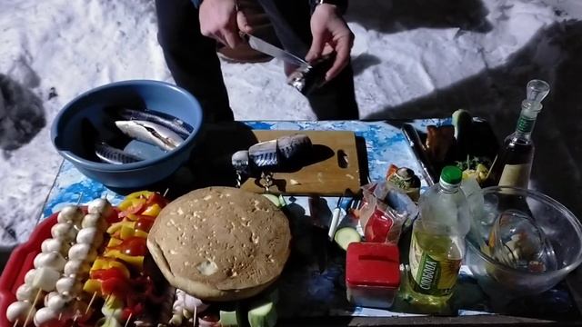 На гриле скумбрия?, спаржа с черри в беконе, овощи.. блюдо бомба ? смотреть онлайн