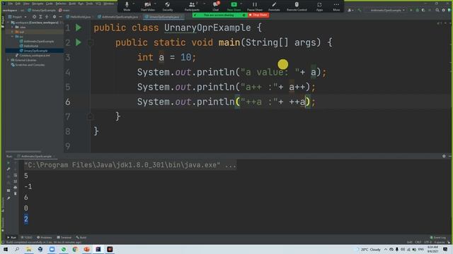 #9 - A2A LEARNER || Unary Operators in Java смотреть онлайн