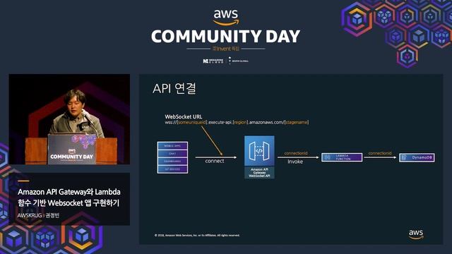 Amazon API Gateway와 Lambda 함수 기반 Websocket 앱 구현하기 - 권정빈(AWSKRUG) смотреть онлайн