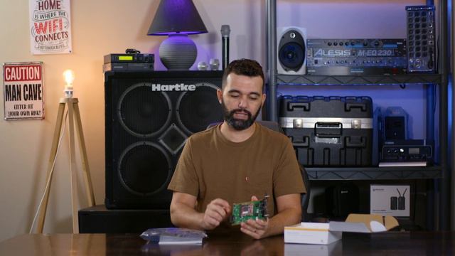 Placa Dante para Behringer wing | Unboxing смотреть онлайн