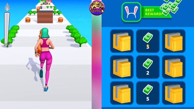 Twerk Race 3D vs Muscle Rush - All Levels Gameplay (Android, iOS) APK Update смотреть онлайн