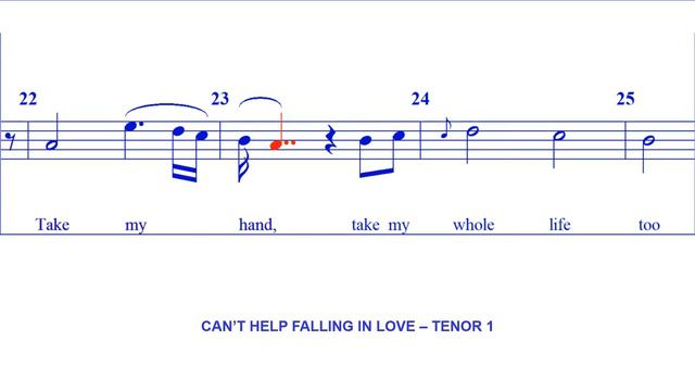 Can't Help Falling In Love - TENOR 1 (Pentatonix) смотреть онлайн