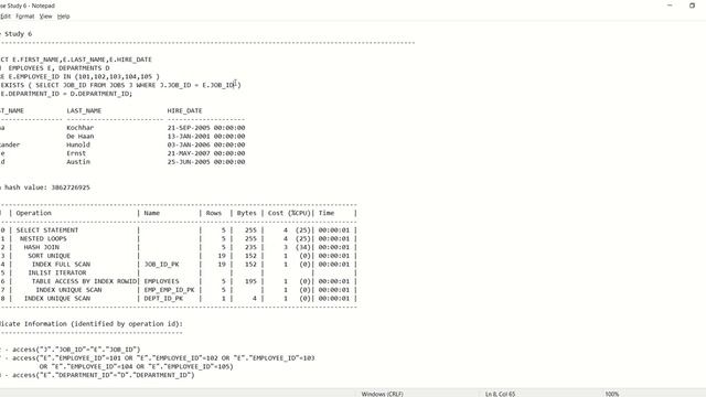 Oracle SQL Tuning Case Study 6 - Exist Operator смотреть онлайн