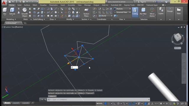 AutoCad 2D/3D Tutorials in Urdu/Hindi - part 49 3D polyline, surface, helix смотреть онлайн