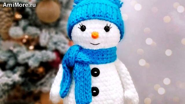 Амигуруми: схема Снеговик Снежик. Игрушки вязаные крючком - Free crochet patterns. смотреть онлайн