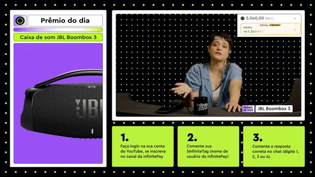 Concorra a mais de R$2500 em prêmios + crie seu Cartão Virtual | InfiniteLive #15 смотреть онлайн