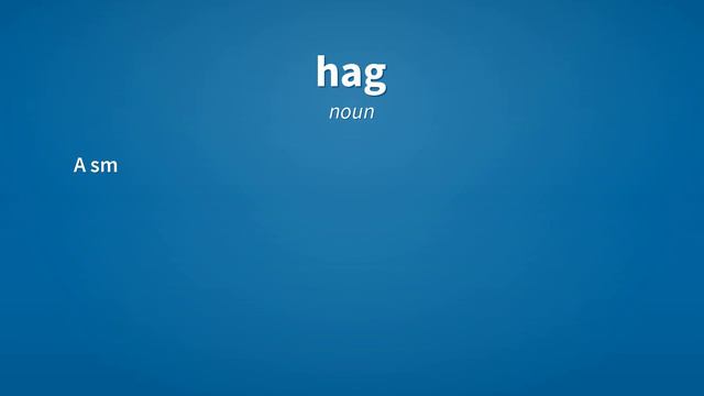 Hag | Meaning of hag смотреть онлайн