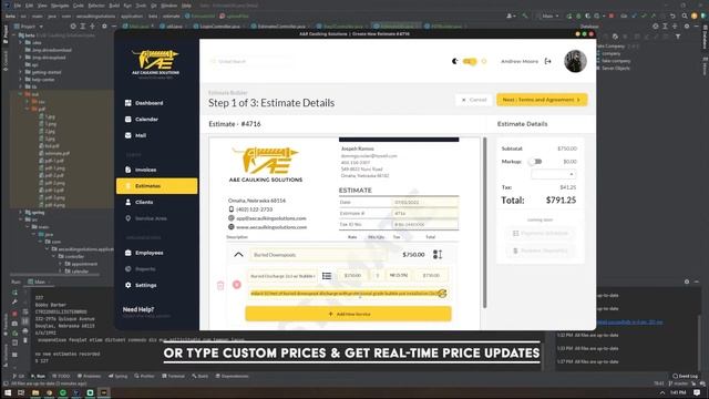 Java Business Application - JavaFX Invoice/Estimate Builder App Demo смотреть онлайн