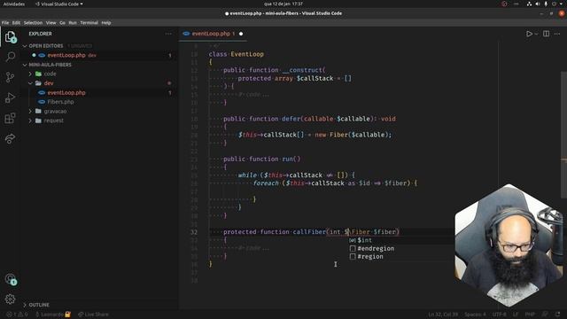 Fibers no PHP 8.1: criando um EventLoop simples de teste para execuções assíncronas com coroutines! смотреть онлайн