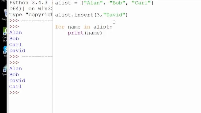 17. Adding and deleting elements in lists смотреть онлайн