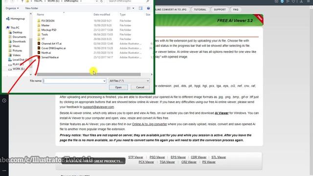 How To Open Adobe Illustrator (.AI) File Online