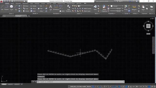 Autocad 10 (Path Array, Rectangular Array, Mirror) смотреть онлайн