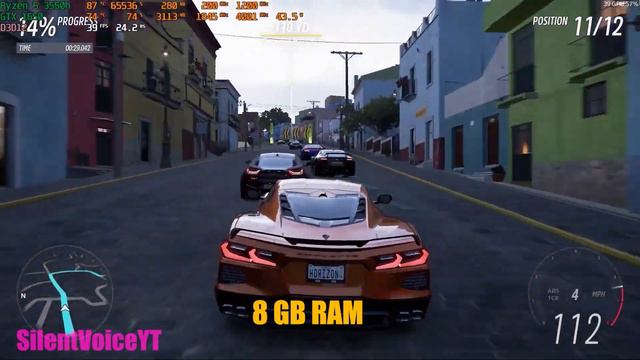 8GB Vs 16GB RAM🔥Forza Horizon 5 Benchmark смотреть онлайн