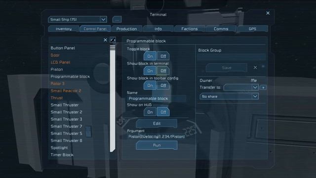 Space Engineers Easy Arguments InGameScript смотреть онлайн