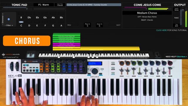 Come Jesus Come - MainStage patch keyboard cover- Stephen McWhirter смотреть онлайн