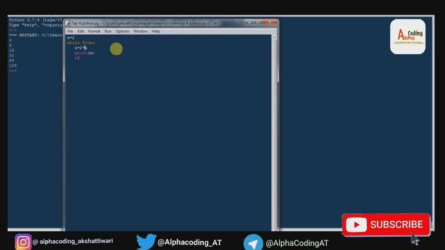 Episode 15 | Break | continue statement | Python tutorial for beginners | in hindi |by Alpha Coding смотреть онлайн