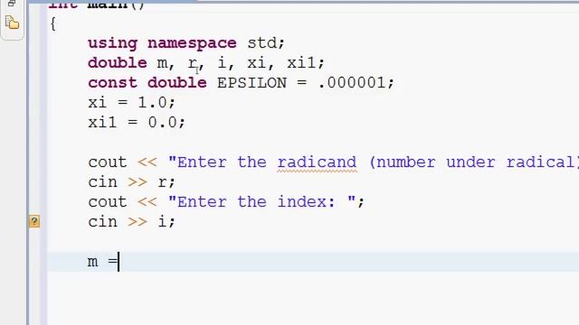 Newton's method in C++ смотреть онлайн