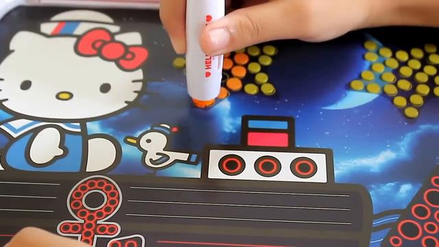 Hello Kitty Magna Color 3D Magnetic Design Station | Hello Kitty Kids' Toys