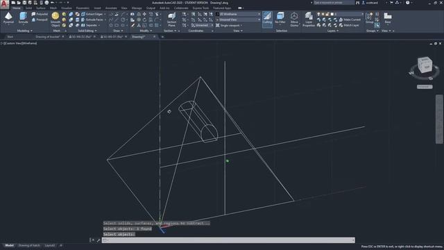 Solid Manipulation in AutoCAD смотреть онлайн