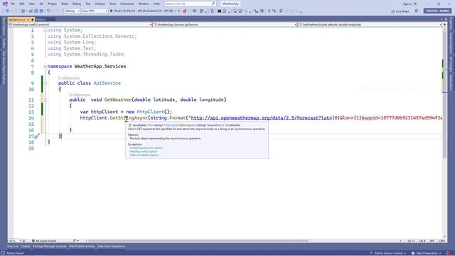 04- Create Api Service Class смотреть онлайн