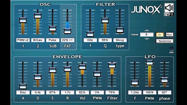 reFX Roland Juno-60 Synthesizer VST Emulation смотреть онлайн