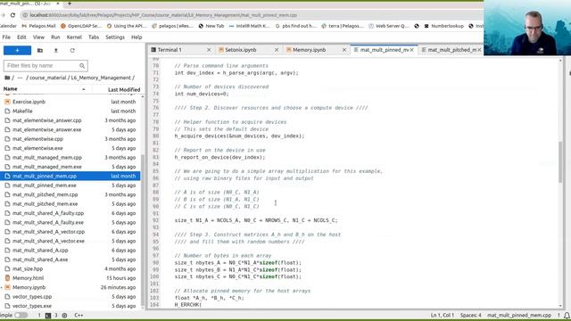 HIP Advanced Workshop. Lesson 6 Memory Management, part 1. смотреть онлайн