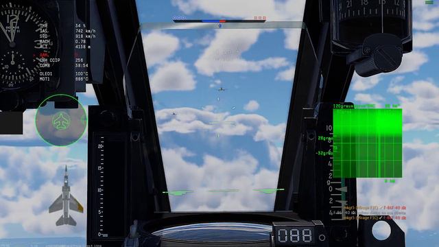 Destroying Enemies Bombers in the Mirage F1C | War Thunder Air Sim simulator Battles смотреть онлайн