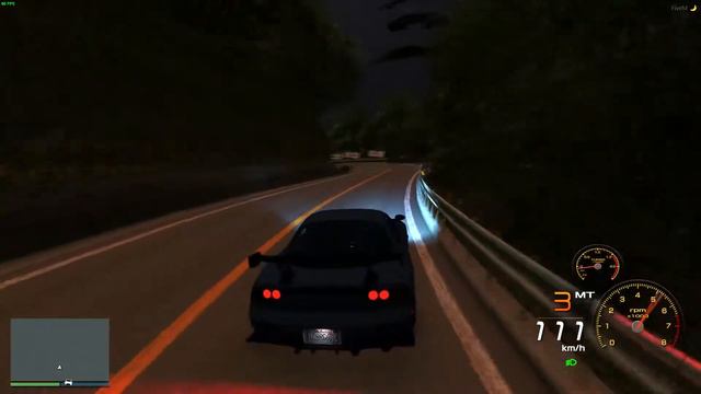 Mazda RX7 FD3S Run in Tsubaki Line Downhill // Project Touge смотреть онлайн