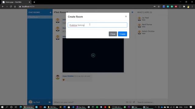 Chat Application | WEB API | SignalR смотреть онлайн