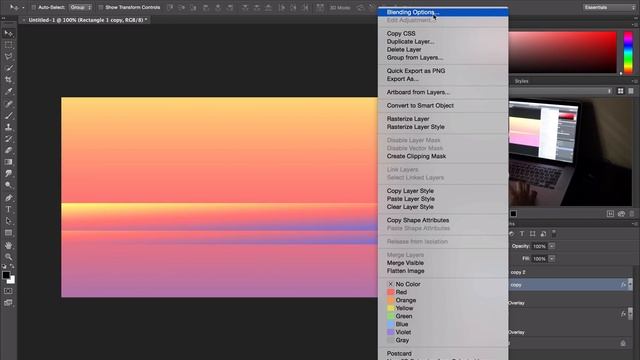 Photoshop Tutorial: How to Create Colorful Wavy Stripes смотреть онлайн