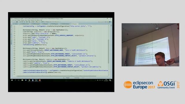 ECE2017 | When whiteboards play together. JAX-RS and Servlets the OSGi way смотреть онлайн