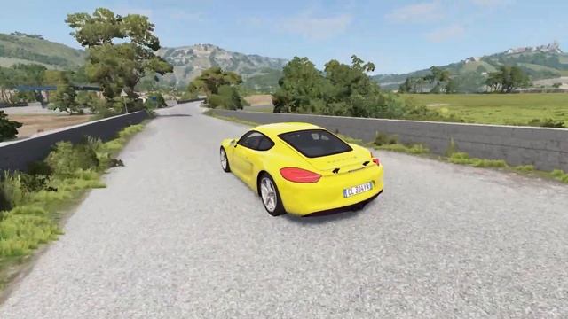 Cars vs Huge Pit at Crossroads - Water Potholes #5 | BeamNG Drive смотреть онлайн