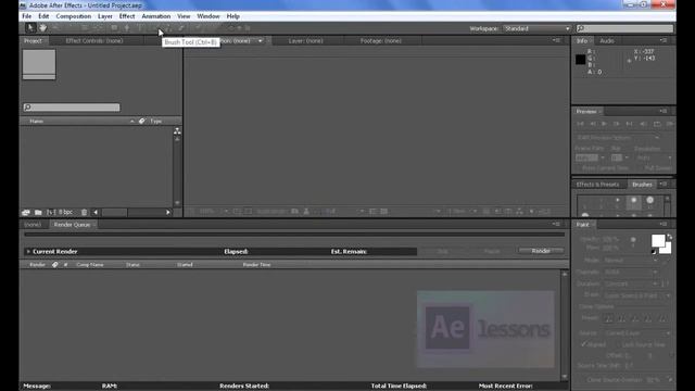 Adobe After Effects. Обучение с нуля. Урок 1. Интерфейс. смотреть онлайн