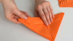 Простые Способы Как Сложить Бумажные Салфетки! How to fold napkins