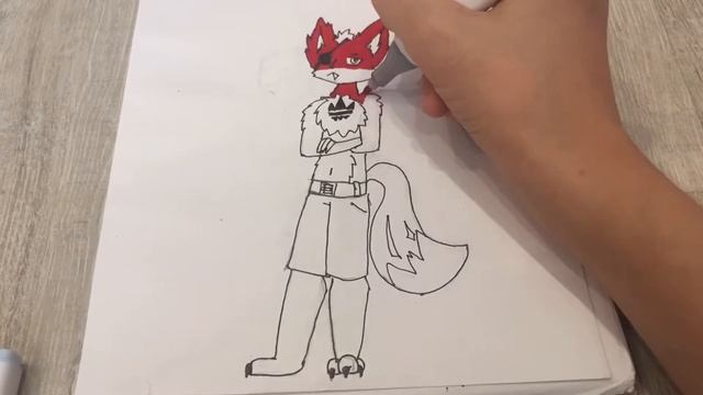 Рисуем Фокси маркерами для скетчинга смотреть онлайн