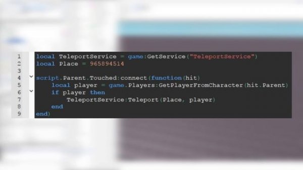 [ROBLOX Tutorial] - Game Teleport Script (Teleport to other Games or Places)