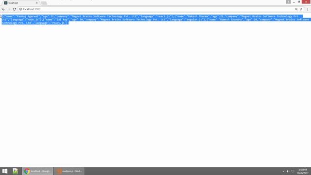Lesson 4: Node.js - Reading JSON File and Using Routing in Hindi смотреть онлайн