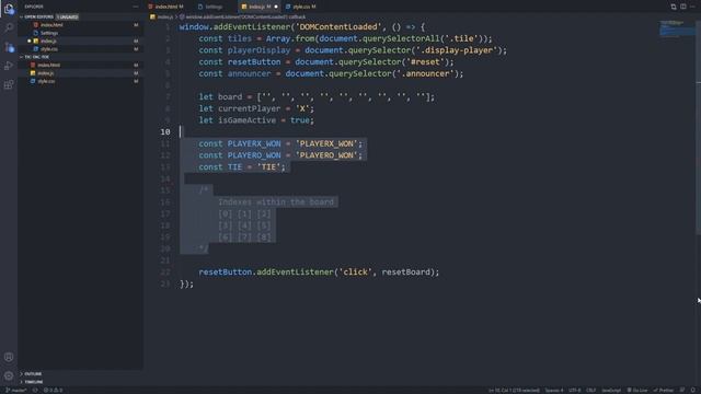 How to Create a simple tic tac toe game using HTML, CSS, JavaScript смотреть онлайн
