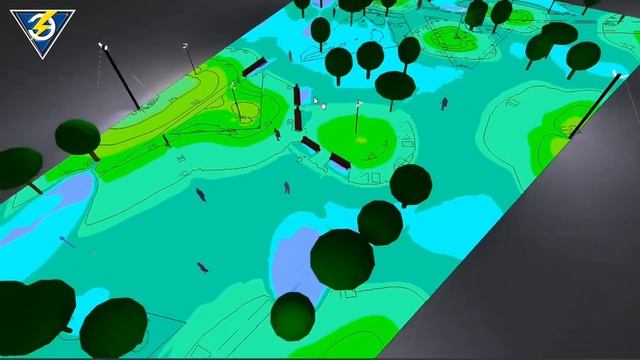 Dialux. Светотехнический расчёт парка Гладкова. Станица Павловская. смотреть онлайн