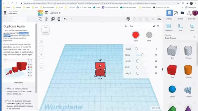 08 Tinkercad - Duplicate It!