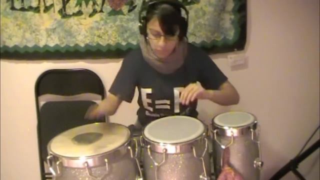 Hey, Soul Sister- Train (Drum Cover; Indian Congas, Conga Head & Acrylic Mini Timbales)- Sarah T смотреть онлайн