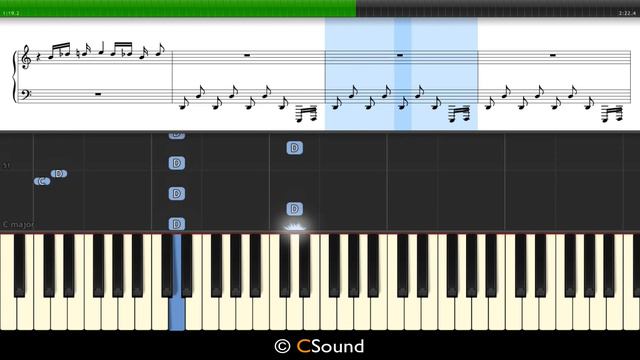 PAINT IT BLACK (The Rolling Stones) Piano Tutorial + Sheet Music смотреть онлайн