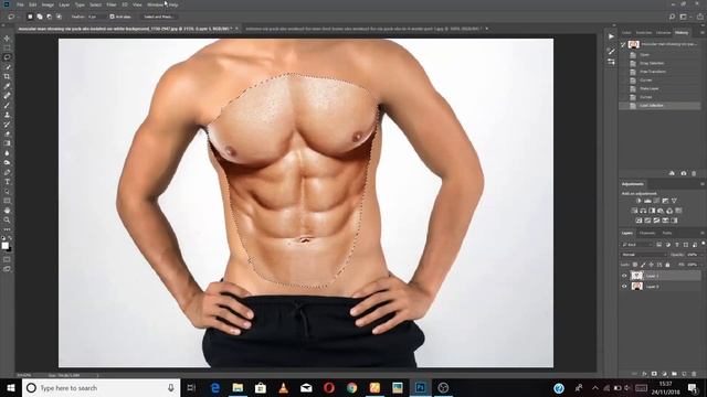 Photoshop Tutorial: How to Quickly Create Awesome, 6-pack ABS! смотреть онлайн