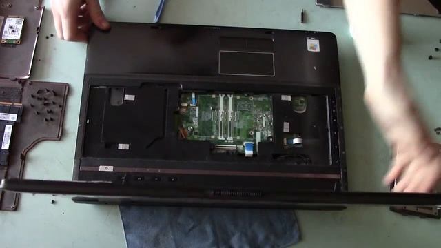 Acer Extensa 7630g - Разборка  / Disassembly Acer 7630g
