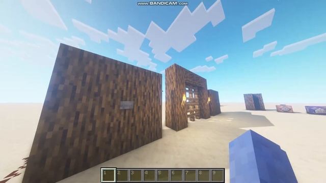 Сделал ворота с помощью командных блоков. minecraft. смотреть онлайн