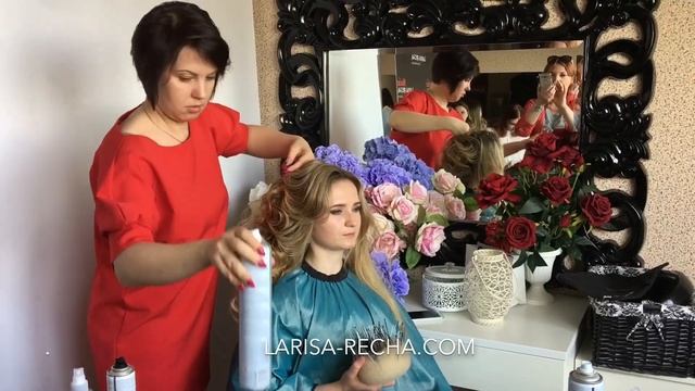 Свадебные и вечерние причёски на курсах Ларисы Реча смотреть онлайн